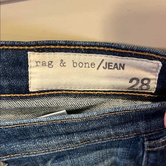 Rag & Bone Dark Blue Denim Jeans - Picture 2 of 5